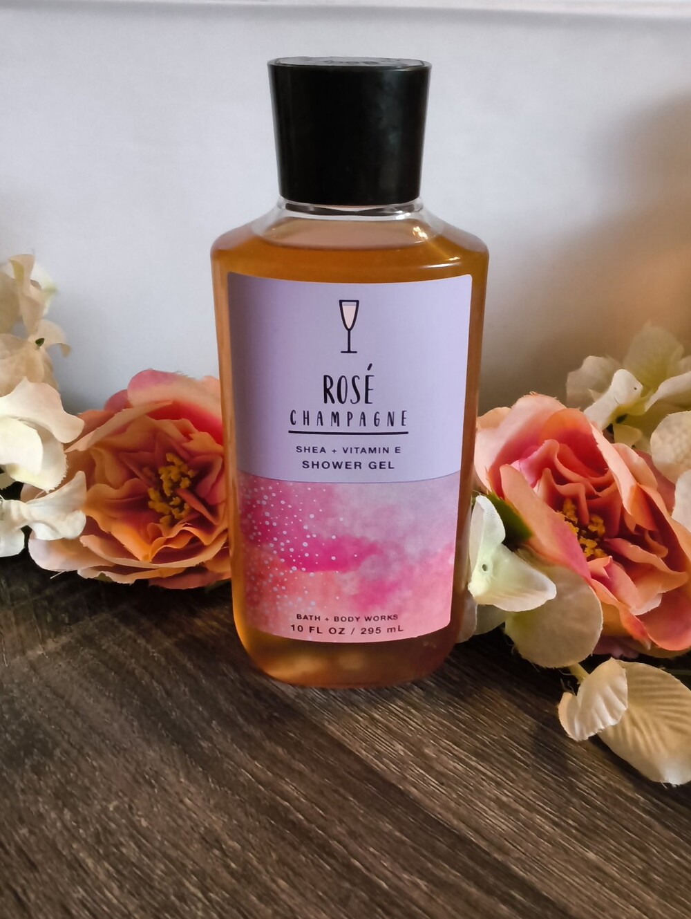 Bath & Body Works Rosé Champagne Shower Gel – Pink & Gold